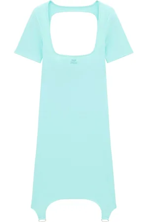 Courrèges Abito corto con dettaglio cut-out