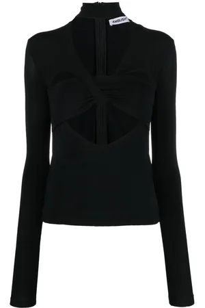 AMBUSH Top a collo alto con dettaglio cut-out