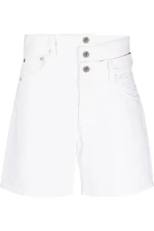 AGOLDE Shorts Broken Waistband denim