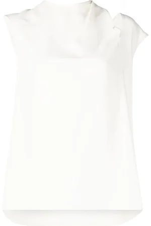Saiid Kobeisy Blusa Georgette con dettaglio cut-out