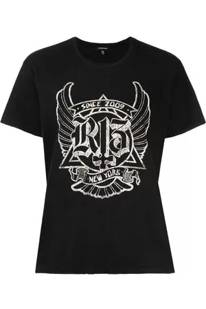 R13 Donna T-shirt - T-shirt con stampa grafica - Nero