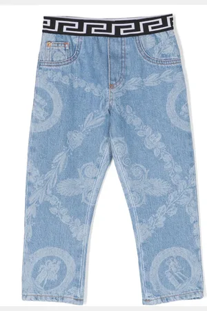 VERSACE Jeans con stampa Greca