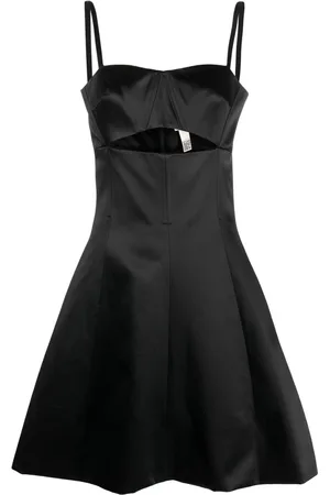 Patou Abito corto svasato con dettaglio cut-out