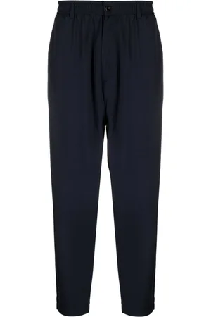 4SDESIGNS Pantaloni affusolati con vita elasticizzata