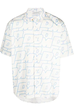 Drôle de Monsieur Camicia con motivo monogramma