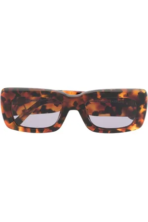 Linda Farrow Occhiali da sole Marfa con effetto tartarugato x The Attico