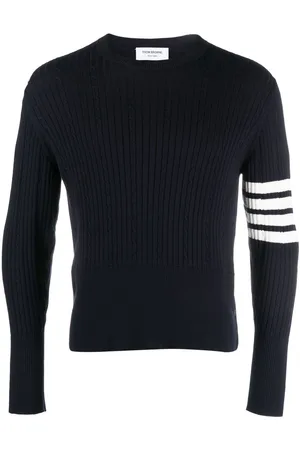 Thom Browne Maglione con dettaglio a 4 righe
