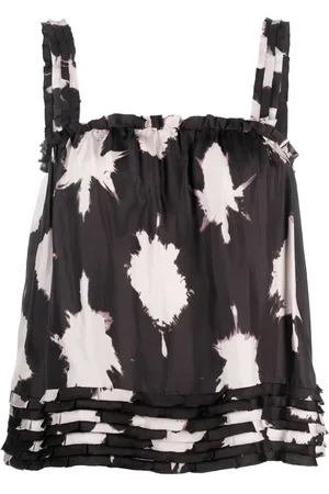 ULLA JOHNSON Top Sera con stampa