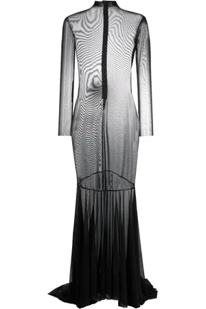 Atu Body Couture Abito a maniche lunghe semi trasparente