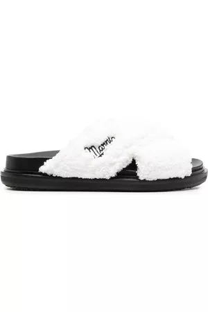Marni Donna Sandali - Sandali con ricamo - Bianco