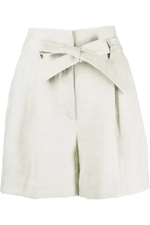 ELEVENTY Shorts con nodo in vita