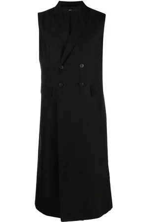 SAPIO Cappotto doppiopetto smanicato