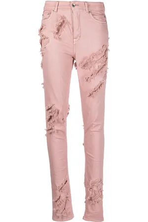 Rick Owens Jeans Detroit con effetto vissuto