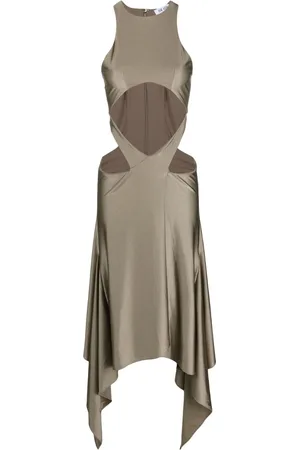 The Attico Abito midi con dettaglio cut-out