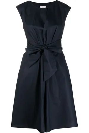 Woolrich Abito midi con nodo alla vita
