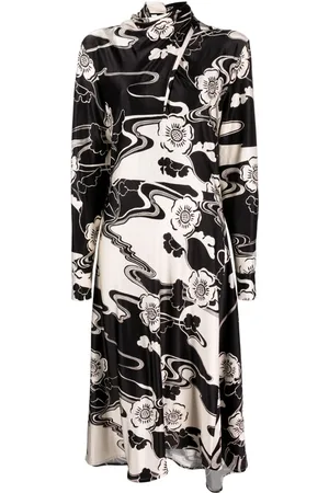 Jil Sander Abito asimmetrico a fiori