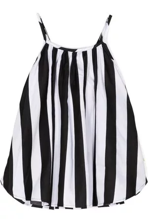 MARQUES'ALMEIDA Bambina Tuniche - Top smanicato a righe - Nero
