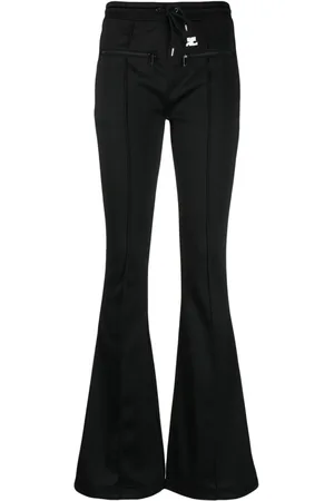 Courrèges Pantaloni sportivi svasati