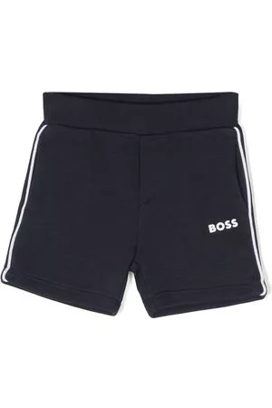 HUGO BOSS Pantaloncini - Shorts con stampa - Blu