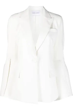 PRABAL GURUNG Blazer monopetto con spacchi sulle maniche