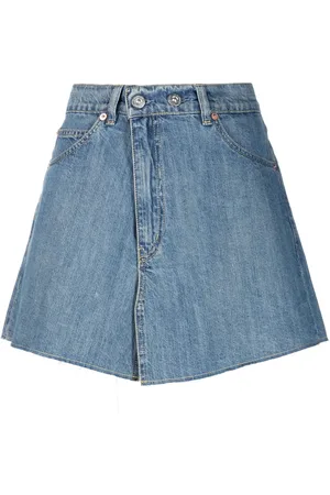 OUR LEGACY Gonna denim con lavaggio medio