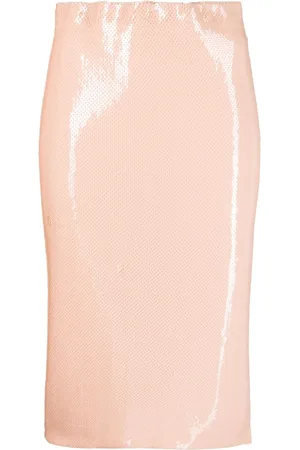 Nº21 Gonna midi con paillettes