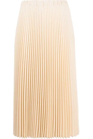 Jil Sander Gonna midi plissettata