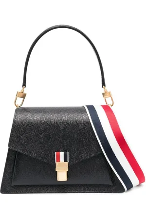 Thom Browne Borsa tote Trapeze in pelle