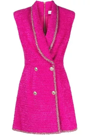 Rebecca Vallance Donna Vestiti smanicati - Abito in stile blazer Palais smanicato - Rosa