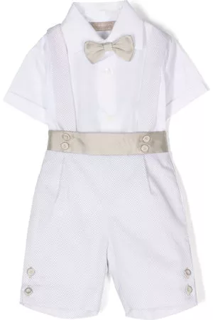 LA STUPENDERIA Pantaloncini - Shorts con stampa geometrica - Toni neutri