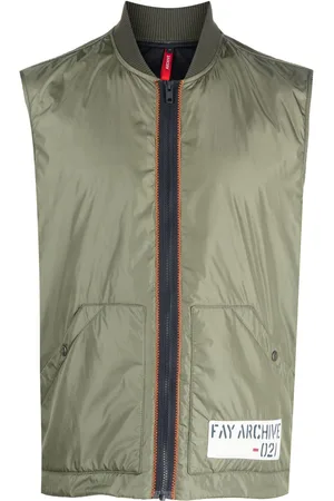 FAY Gilet con applicazione