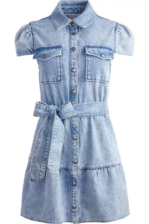 ALICE+OLIVIA Donna Vestiti casual - Abito corto Miranda denim - ROCKSTAR BLUE