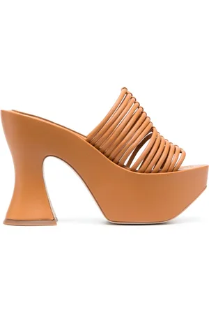 Paloma Barceló Mules con cinturini incrociati 120mm