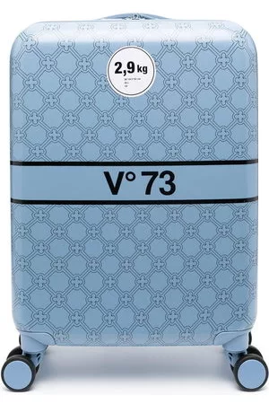 V°73 Valigie - Valigia con logo - Blu
