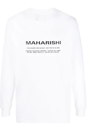 Maharishi T-shirt a maniche lunghe con stampa
