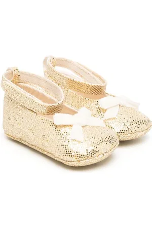PèPè Ballerine con effetto metallizzato