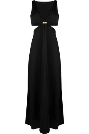 Pinko Donna Vestiti lunghi cut out - Abito lungo con cut-out - Nero