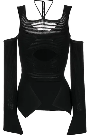 ANDREADAMO Top con dettagli cut-out