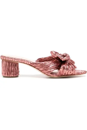Loeffler Randall Sandali con effetto metallizzato