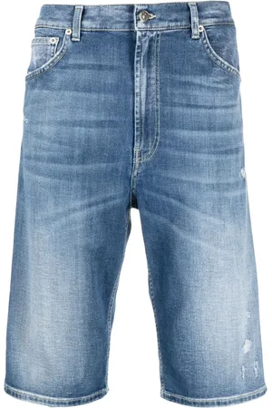 Dondup Bermuda denim a vita alta
