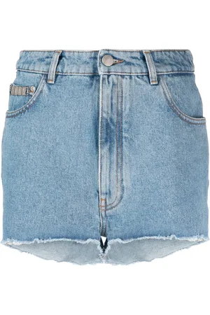 GCDS Shorts denim a vita alta