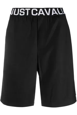 Roberto Cavalli Shorts sportivi con stampa