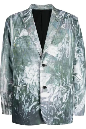 DOUBLET Blazer monopetto con stampa