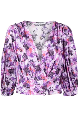 IRO Blusa Maella con stampa astratta