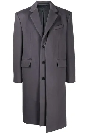 SONGZIO Cappotto monopetto con design a strati
