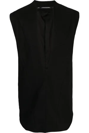 JULIUS Gilet smanicato con scollo a V