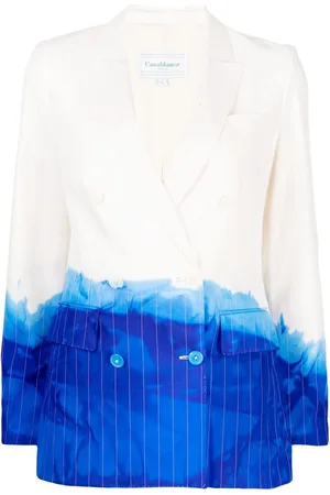 Stain Shade Blazer con fantasia tie-dye