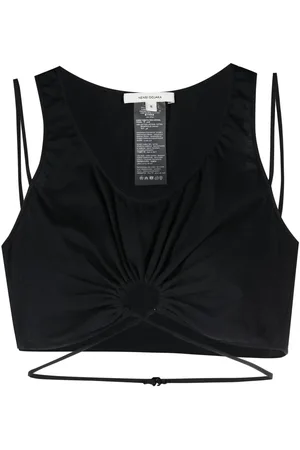 Nensi Dojaka Top corto con dettaglio cut-out
