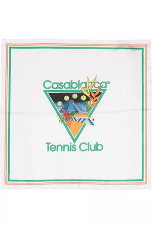 Casablanca Sciarpe - Foulard Tennis Club - Bianco