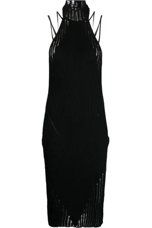 ANDREADAMO Abito midi con scollo all